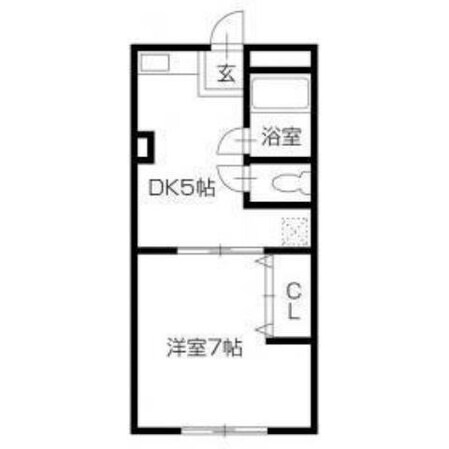 北島ハイツの物件間取画像